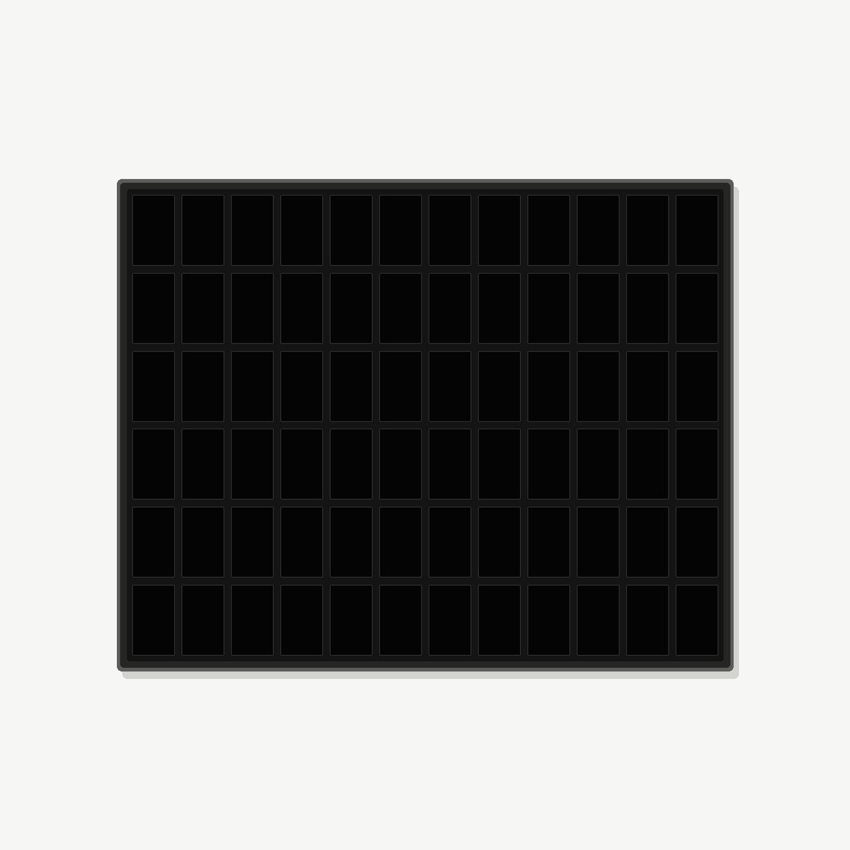 72 Grid (12×6) Aluminium Pokémon Trading Card Metal Wall Display Frame Case | PSA • CGC • BGS • One Touch | MTG • Yu-Gi-Oh • One Piece • Sports Cards - The Card Collective