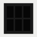 6 Grid (3×2) One Touch Aluminium Pokémon Trading Card Metal Wall Display Frame Case | MTG • Yu-Gi-Oh • One Piece • Sports Cards - The Card Collective