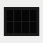 8 Grid (4×2) One Touch Aluminium Pokémon Trading Card Metal Wall Display Frame Case | MTG • Yu-Gi-Oh • One Piece • Sports Cards - The Card Collective