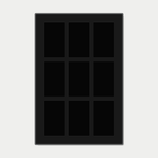 9 Grid (3×3) One Touch Aluminium Pokémon Trading Card Metal Wall Display Frame Case | MTG • Yu-Gi-Oh • One Piece • Sports Cards - The Card Collective