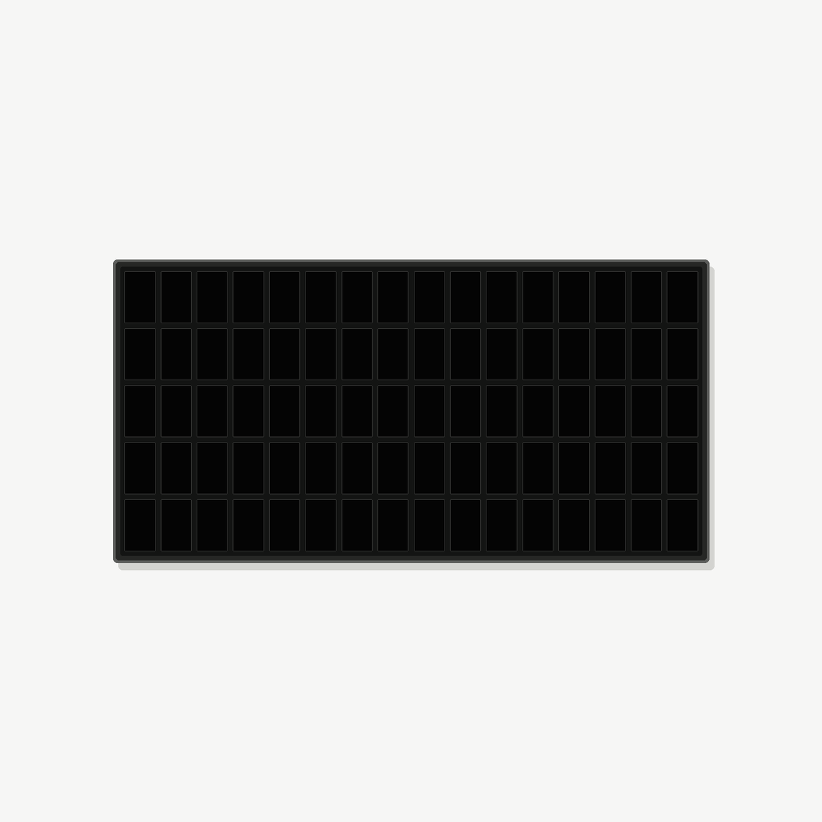 80 Grid (16×5) Aluminium Pokémon Trading Card Metal Wall Display Frame Case | PSA • CGC • BGS • One Touch | MTG • Yu-Gi-Oh • One Piece • Sports Cards - The Card Collective
