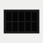 10 Grid (5×2) One Touch Aluminium Pokémon Trading Card Metal Wall Display Frame Case | MTG • Yu-Gi-Oh • One Piece • Sports Cards - The Card Collective