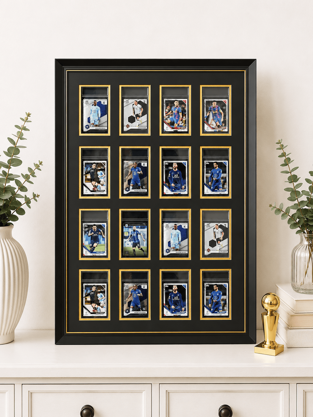 16 Grid PSA/CGC Pokémon Graded Slab Trading Card Display Frame Case | MTG • Yu-Gi-Oh • One Piece • Sports Cards - The Card Collective