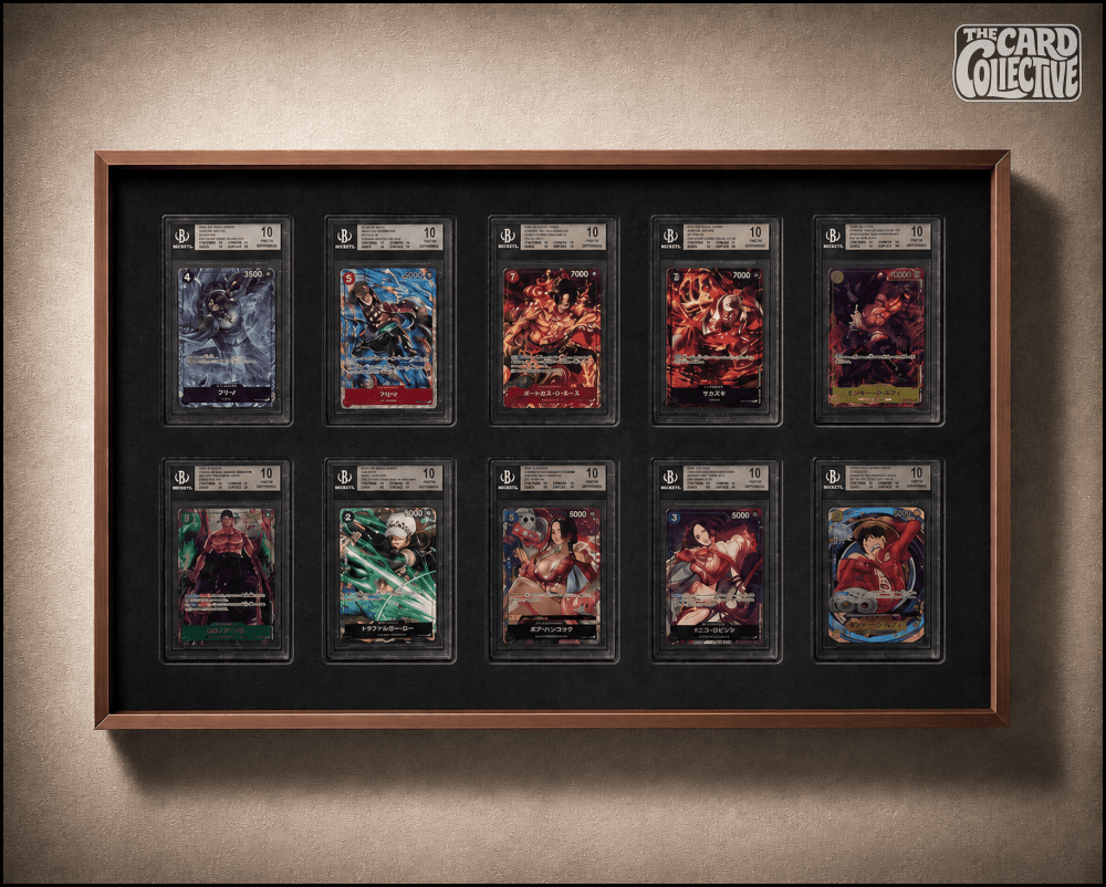 10 Grid Aluminium Pokémon Trading Card Metal Display Frame Case | PSA, BGS & One Touch | MTG • Yu-Gi-Oh • One Piece • Sports Cards - The Card Collective