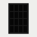 16 Grid (4×4) One Touch Aluminium Pokémon Trading Card Metal Wall Display Frame Case | MTG • Yu-Gi-Oh • One Piece • Sports Cards - The Card Collective
