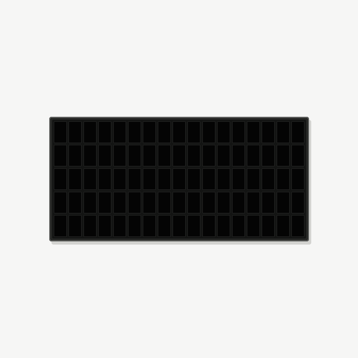 85 Grid (17×5) Aluminium Pokémon Trading Card Metal Wall Display Frame Case | PSA • CGC • BGS • One Touch | MTG • Yu-Gi-Oh • One Piece • Sports Cards - The Card Collective