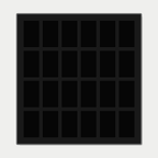24 Grid (6×4) One Touch Aluminium Pokémon Trading Card Metal Wall Display Frame Case | MTG • Yu-Gi-Oh • One Piece • Sports Cards - The Card Collective