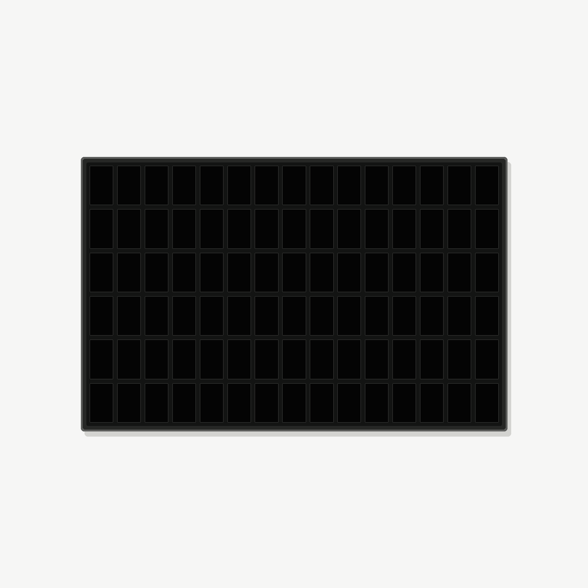 90 Grid (15×6) Aluminium Pokémon Trading Card Metal Wall Display Frame Case | PSA • CGC • BGS • One Touch | MTG • Yu-Gi-Oh • One Piece • Sports Cards - The Card Collective