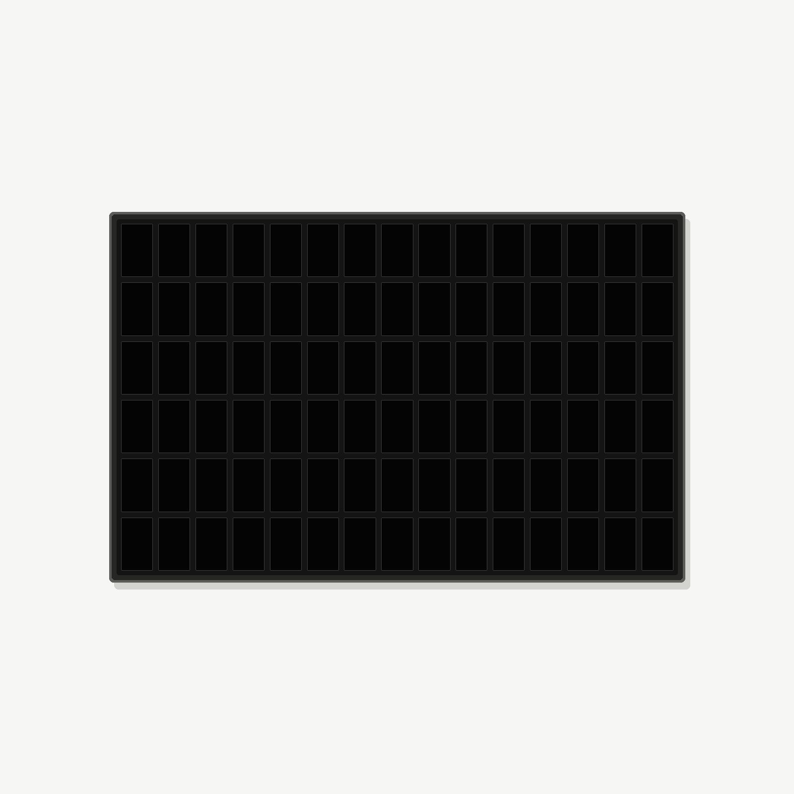90 Grid (15×6) Aluminium Pokémon Trading Card Metal Wall Display Frame Case | PSA • CGC • BGS • One Touch | MTG • Yu-Gi-Oh • One Piece • Sports Cards - The Card Collective