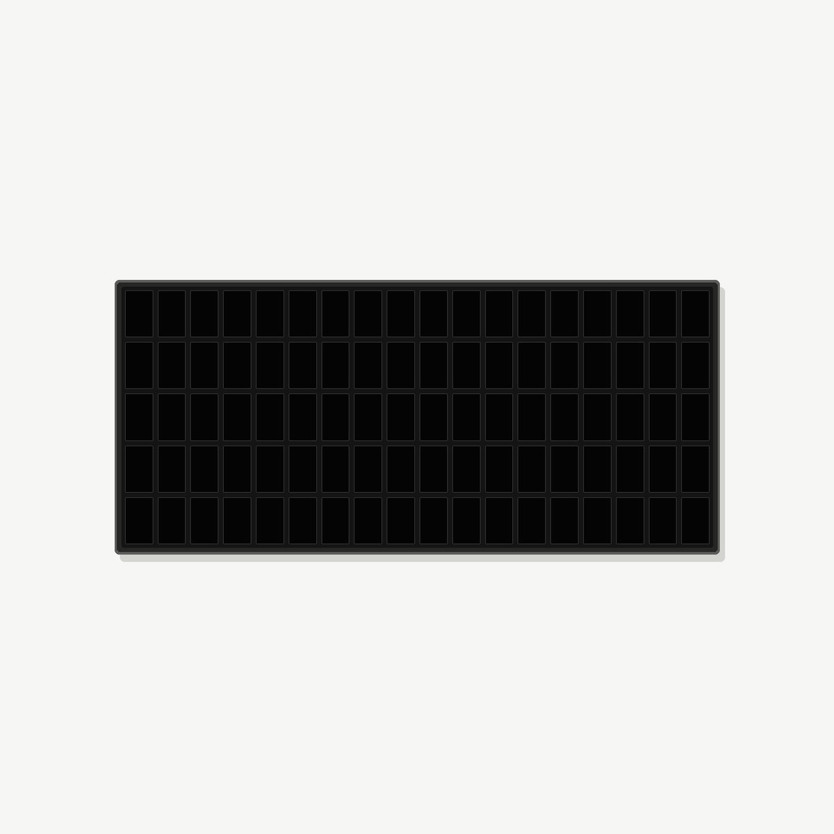 90 Grid (18×5) Aluminium Pokémon Trading Card Metal Wall Display Frame Case | PSA • CGC • BGS • One Touch | MTG • Yu-Gi-Oh • One Piece • Sports Cards - The Card Collective