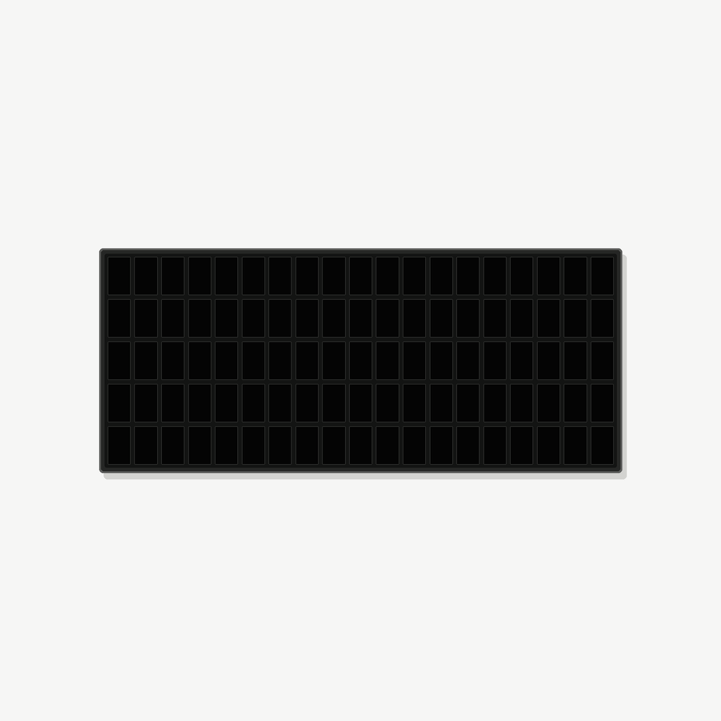 95 Grid (19×5) Aluminium Pokémon Trading Card Metal Wall Display Frame Case | PSA • CGC • BGS • One Touch | MTG • Yu-Gi-Oh • One Piece • Sports Cards - The Card Collective