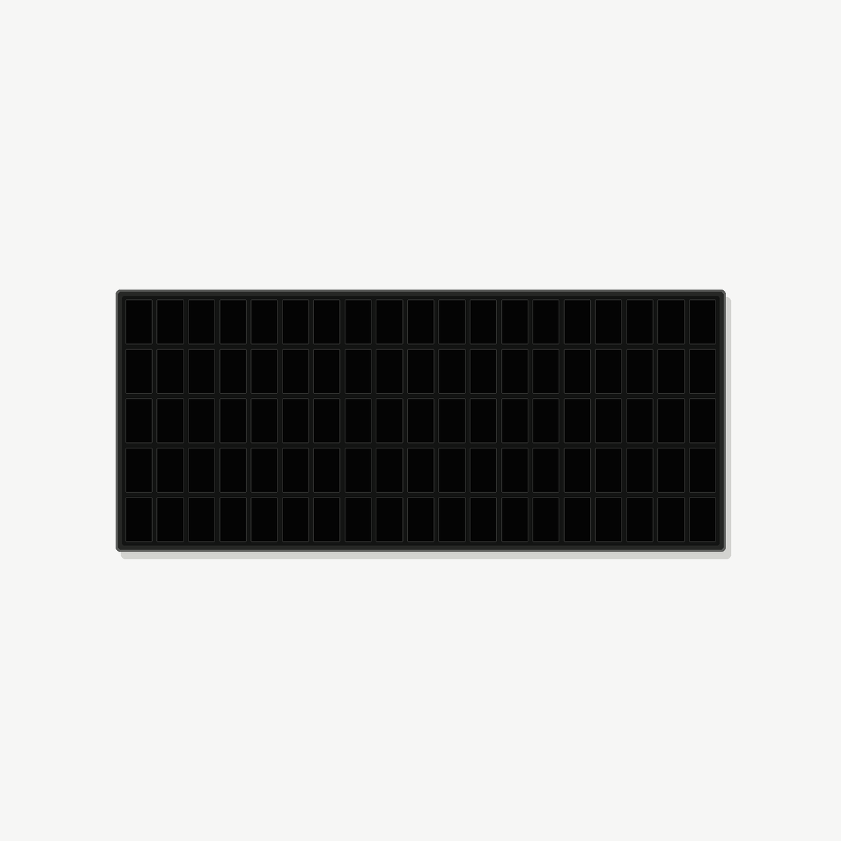 95 Grid (19×5) Aluminium Pokémon Trading Card Metal Wall Display Frame Case | PSA • CGC • BGS • One Touch | MTG • Yu-Gi-Oh • One Piece • Sports Cards - The Card Collective