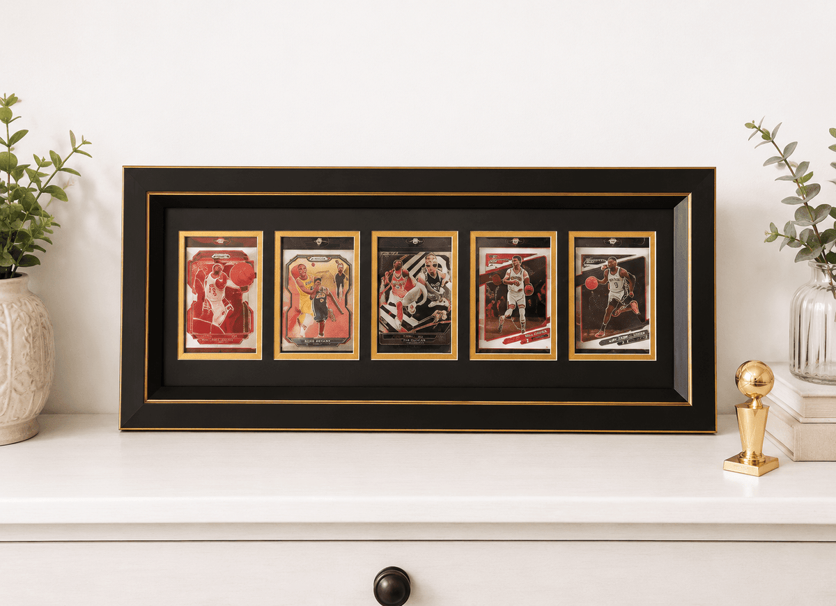 5 Grid OneTouch Magnetic Pokémon Trading Card Wall Display Frame Case | MTG • Yu-Gi-Oh • One Piece • Sports Cards - The Card Collective