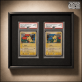 2 Grid Aluminium Pokémon Trading Card Metal Display Frame Case | PSA, BGS & One Touch | MTG • Yu-Gi-Oh • One Piece • Sports Cards - The Card Collective