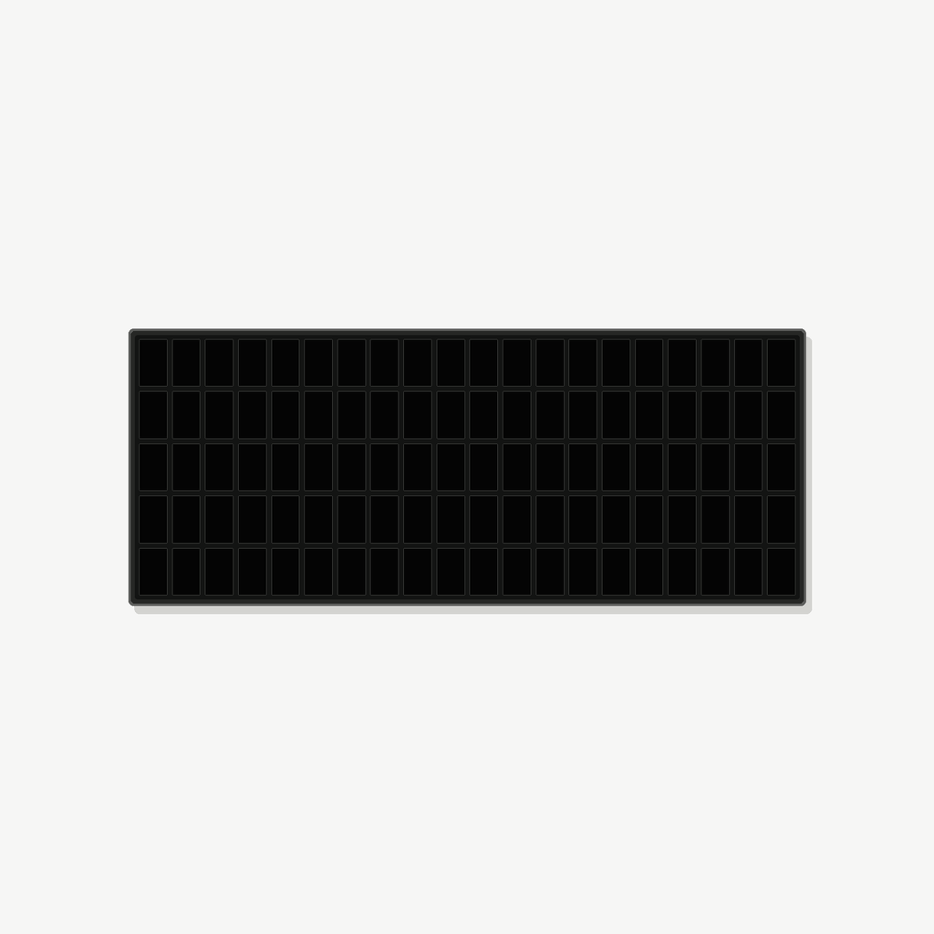 100 Grid (20×5) Aluminium Pokémon Trading Card Metal Wall Display Frame Case | PSA • CGC • BGS • One Touch | MTG • Yu-Gi-Oh • One Piece • Sports Cards - The Card Collective
