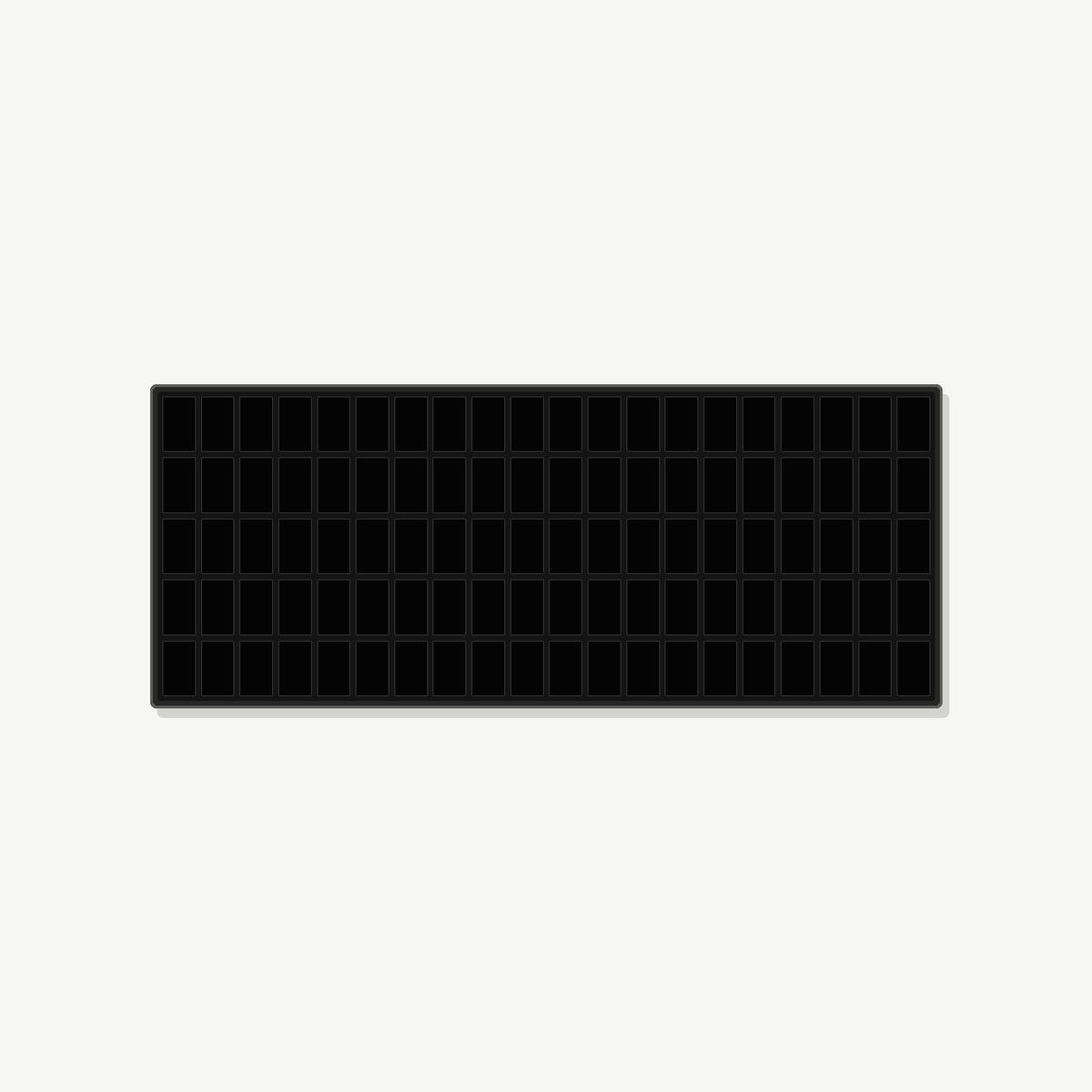 100 Grid (20×5) Aluminium Pokémon Trading Card Metal Wall Display Frame Case | PSA • CGC • BGS • One Touch | MTG • Yu-Gi-Oh • One Piece • Sports Cards - The Card Collective