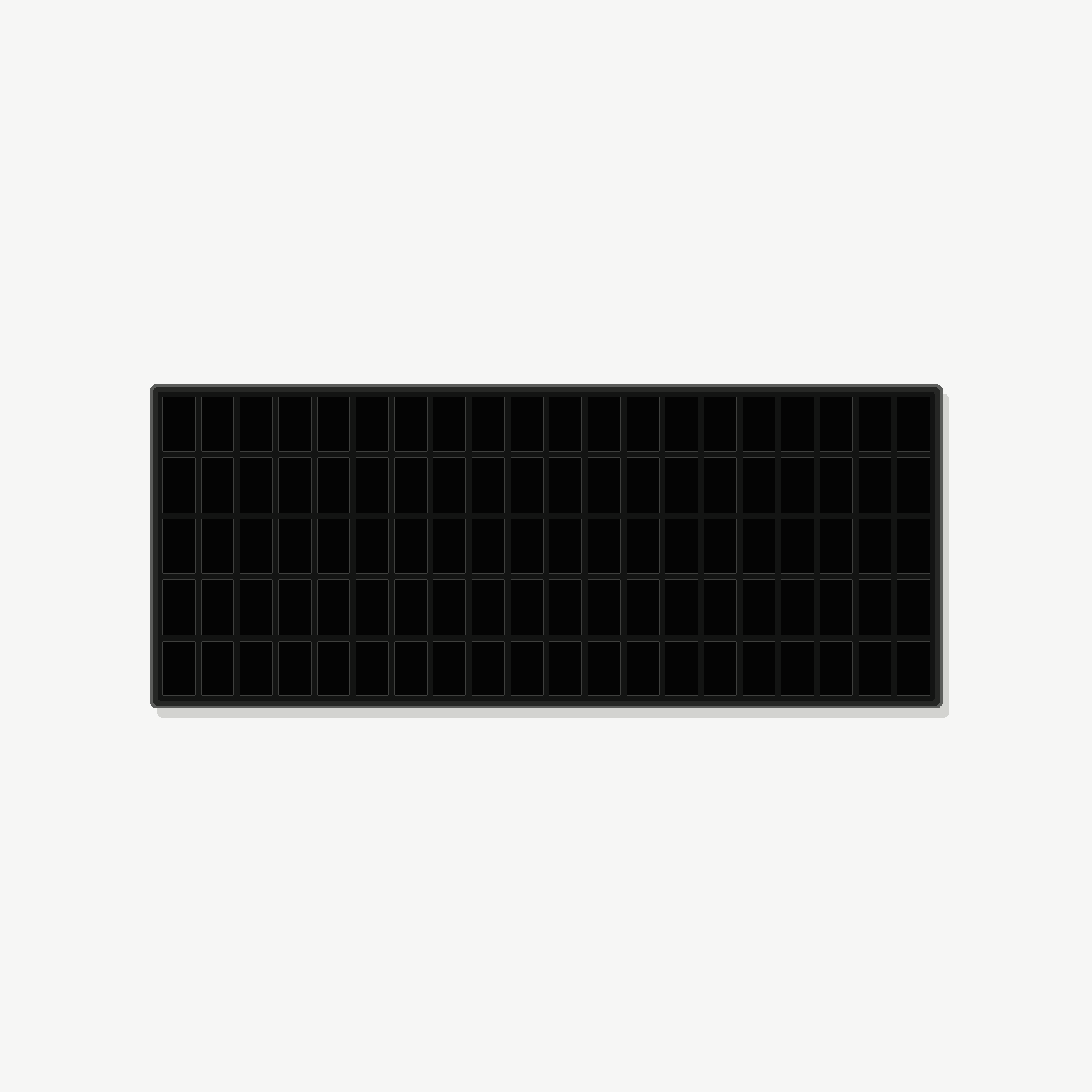 100 Grid (20×5) Aluminium Pokémon Trading Card Metal Wall Display Frame Case | PSA • CGC • BGS • One Touch | MTG • Yu-Gi-Oh • One Piece • Sports Cards - The Card Collective