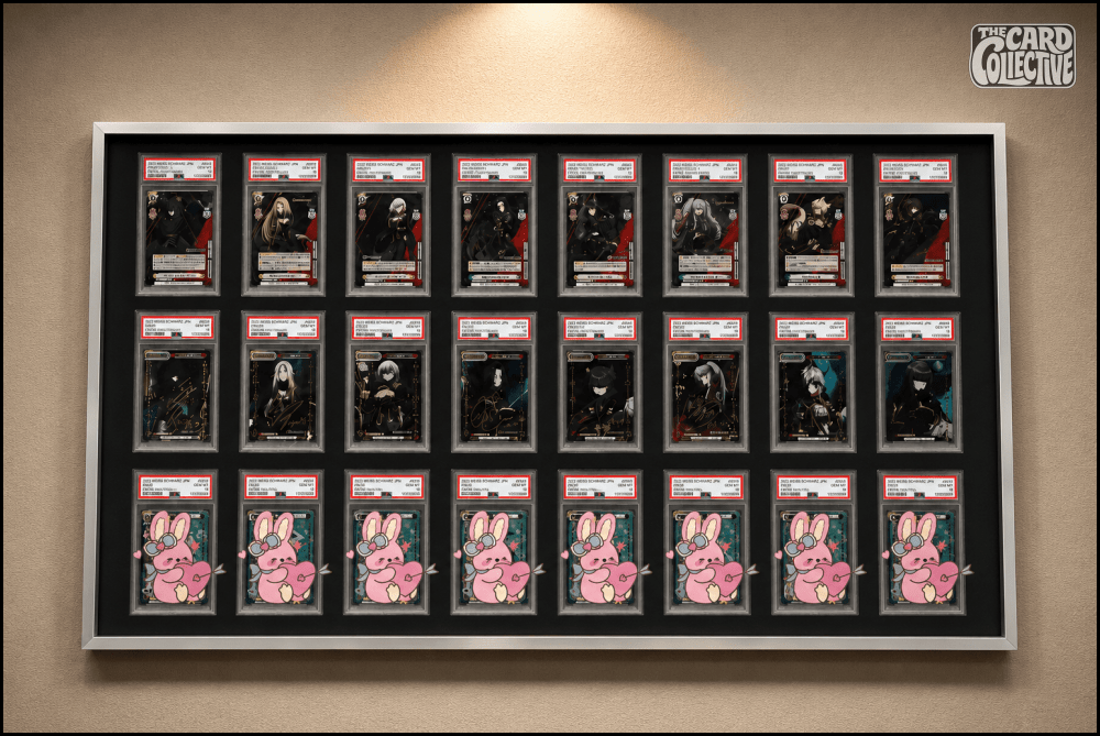 24 Grid Aluminium Pokémon Trading Card Metal Display Frame Case | PSA, BGS & One Touch | MTG • Yu-Gi-Oh • One Piece • Sports Cards - The Card Collective