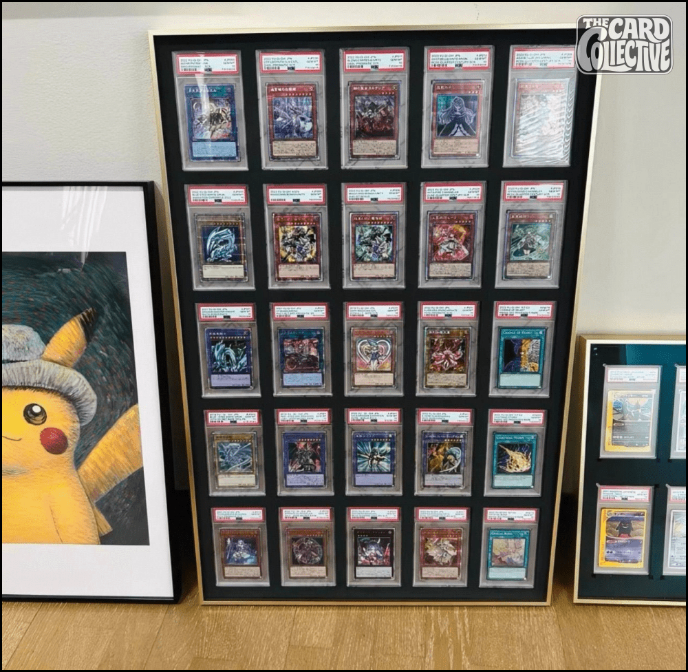 25 Grid Aluminium Pokémon Trading Card Metal Display Frame Case | PSA, BGS & One Touch | MTG • Yu-Gi-Oh • One Piece • Sports Cards - The Card Collective