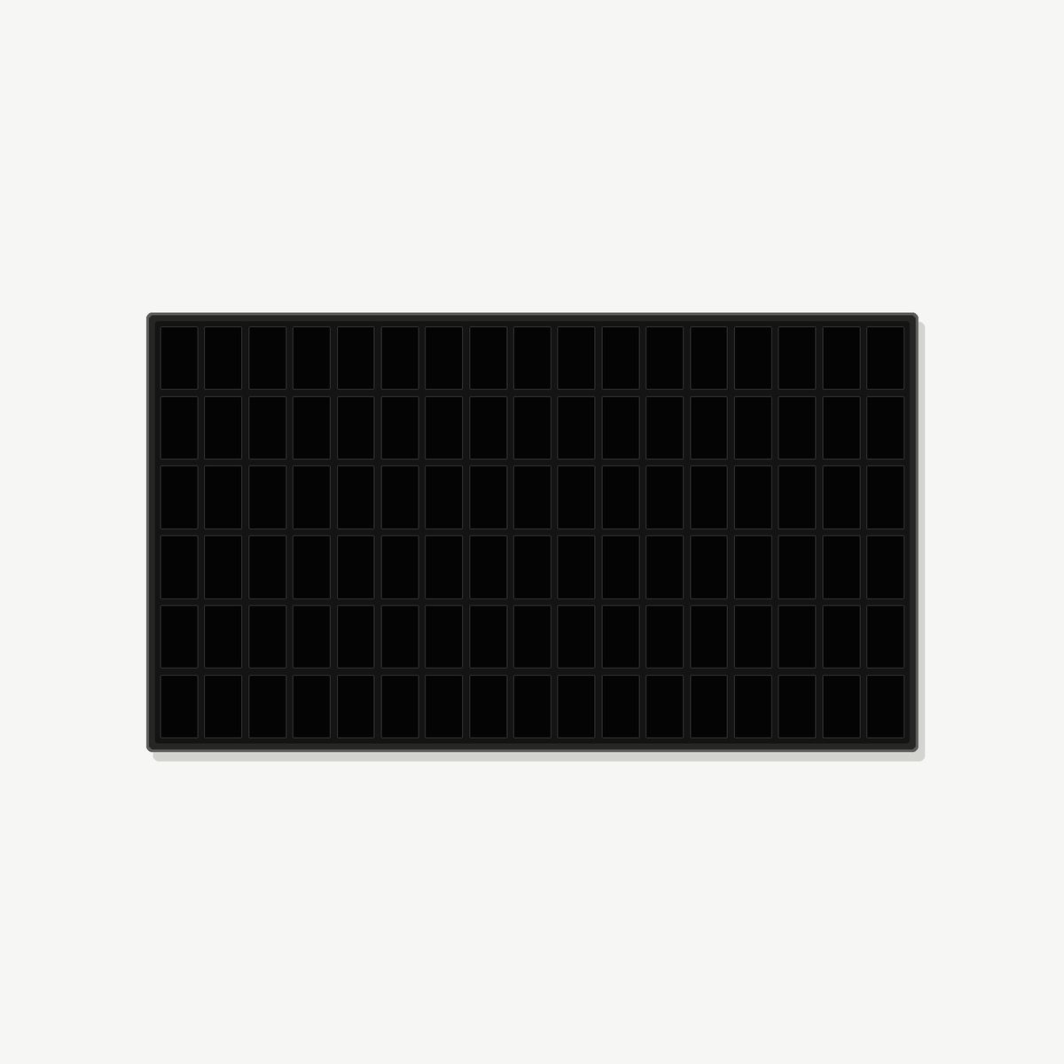 102 Grid (17×6) Aluminium Pokémon Trading Card Metal Wall Display Frame Case | PSA • CGC • BGS • One Touch | MTG • Yu-Gi-Oh • One Piece • Sports Cards - The Card Collective