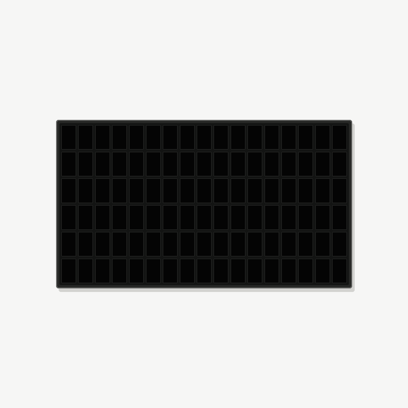 102 Grid (17×6) Aluminium Pokémon Trading Card Metal Wall Display Frame Case | PSA • CGC • BGS • One Touch | MTG • Yu-Gi-Oh • One Piece • Sports Cards - The Card Collective