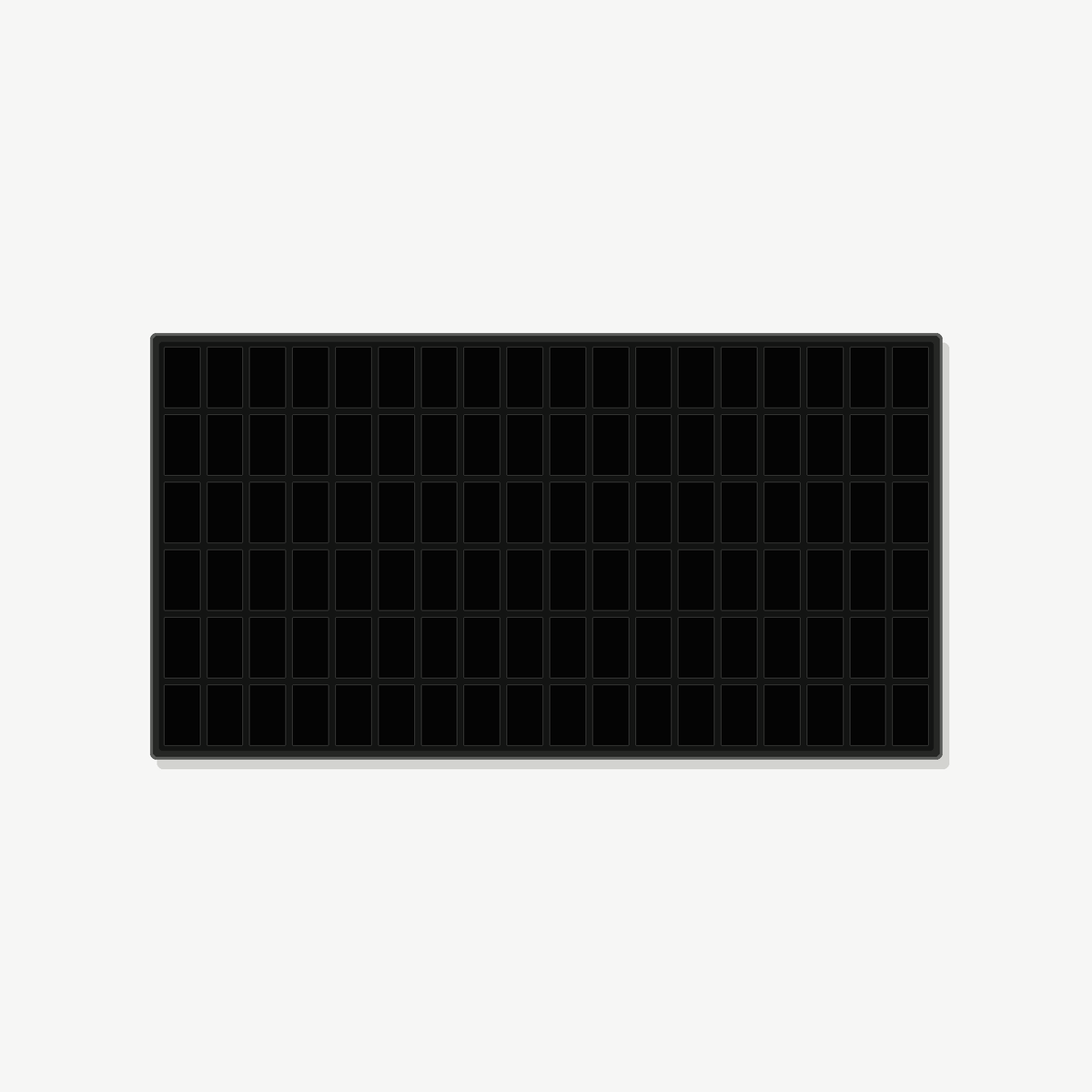 108 Grid (18×6) Aluminium Pokémon Trading Card Metal Wall Display Frame Case | PSA • CGC • BGS • One Touch | MTG • Yu-Gi-Oh • One Piece • Sports Cards - The Card Collective