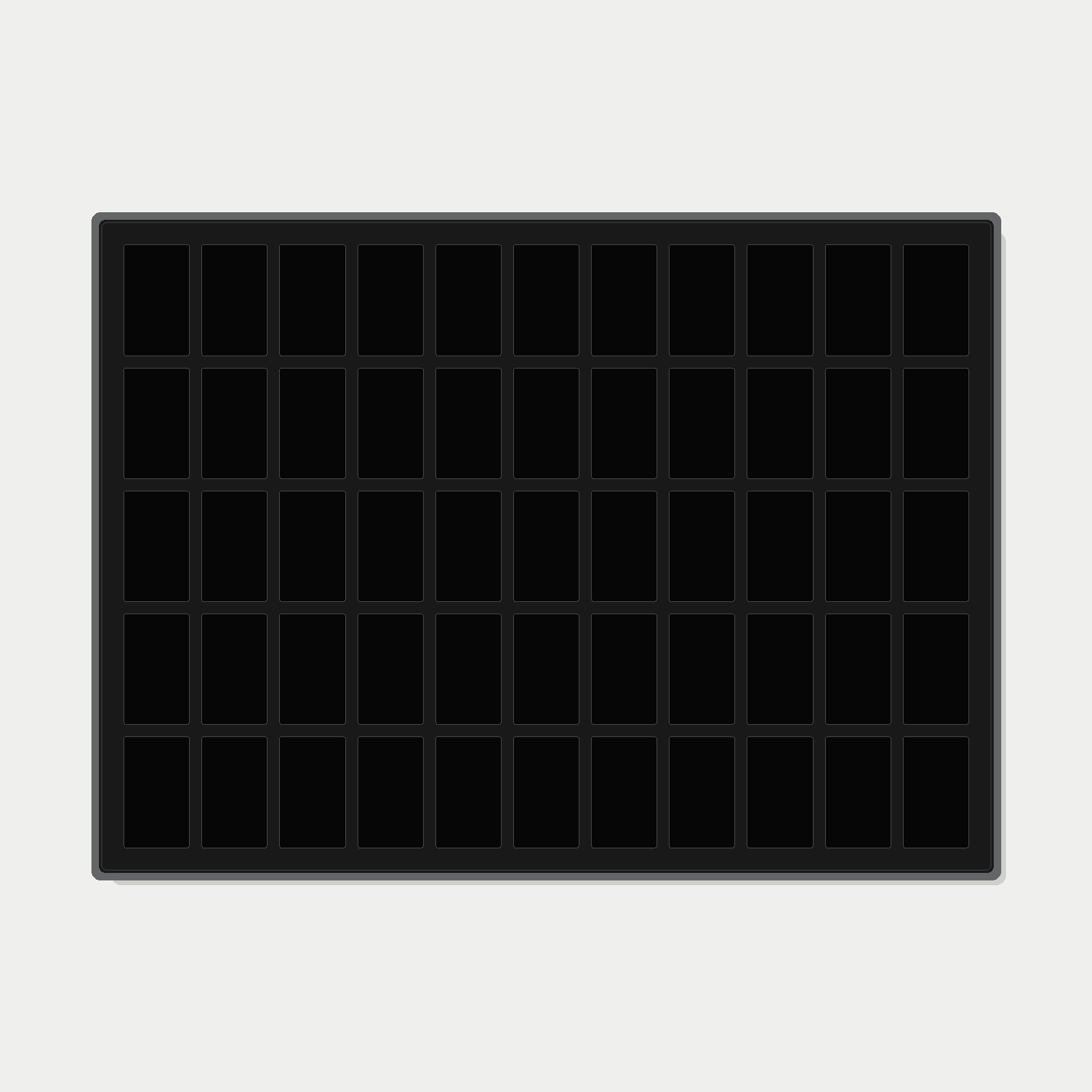 55 Grid (11×5) One Touch Aluminium Pokémon Trading Card Metal Wall Display Frame Case | MTG • Yu-Gi-Oh • One Piece • Sports Cards - The Card Collective