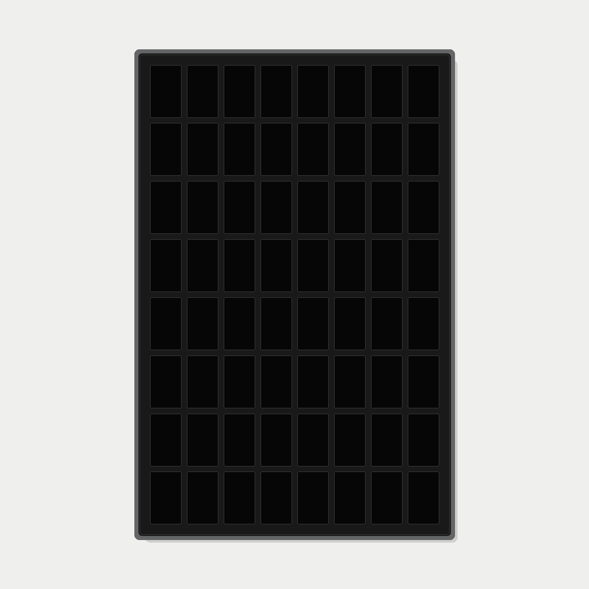 64 Grid (8×8) One Touch Aluminium Pokémon Trading Card Metal Wall Display Frame Case | MTG • Yu-Gi-Oh • One Piece • Sports Cards - The Card Collective