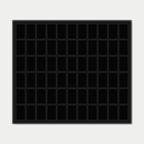 66 Grid (11×6) One Touch Aluminium Pokémon Trading Card Metal Wall Display Frame Case | MTG • Yu-Gi-Oh • One Piece • Sports Cards - The Card Collective