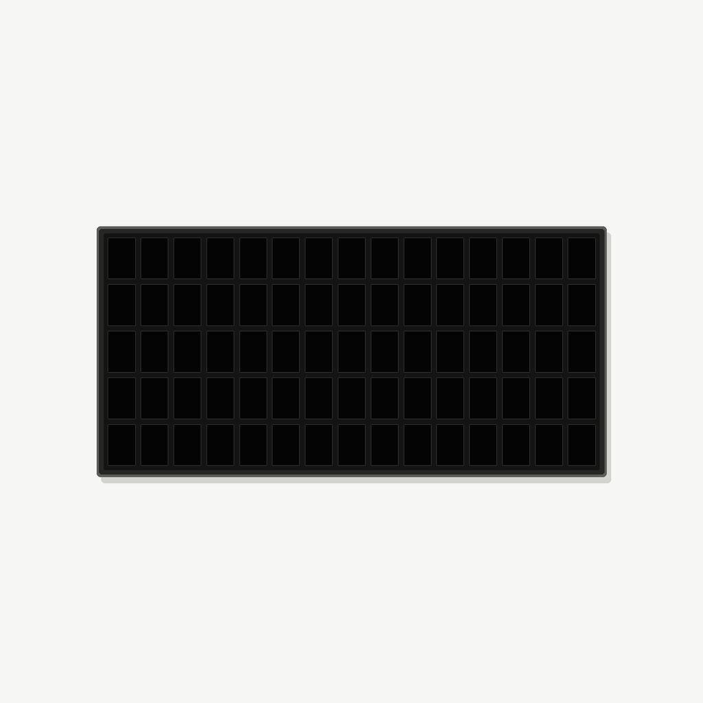 75 Grid (15×5) Aluminium Pokémon Trading Card Metal Wall Display Frame Case | PSA • CGC • BGS • One Touch | MTG • Yu-Gi-Oh • One Piece • Sports Cards - The Card Collective