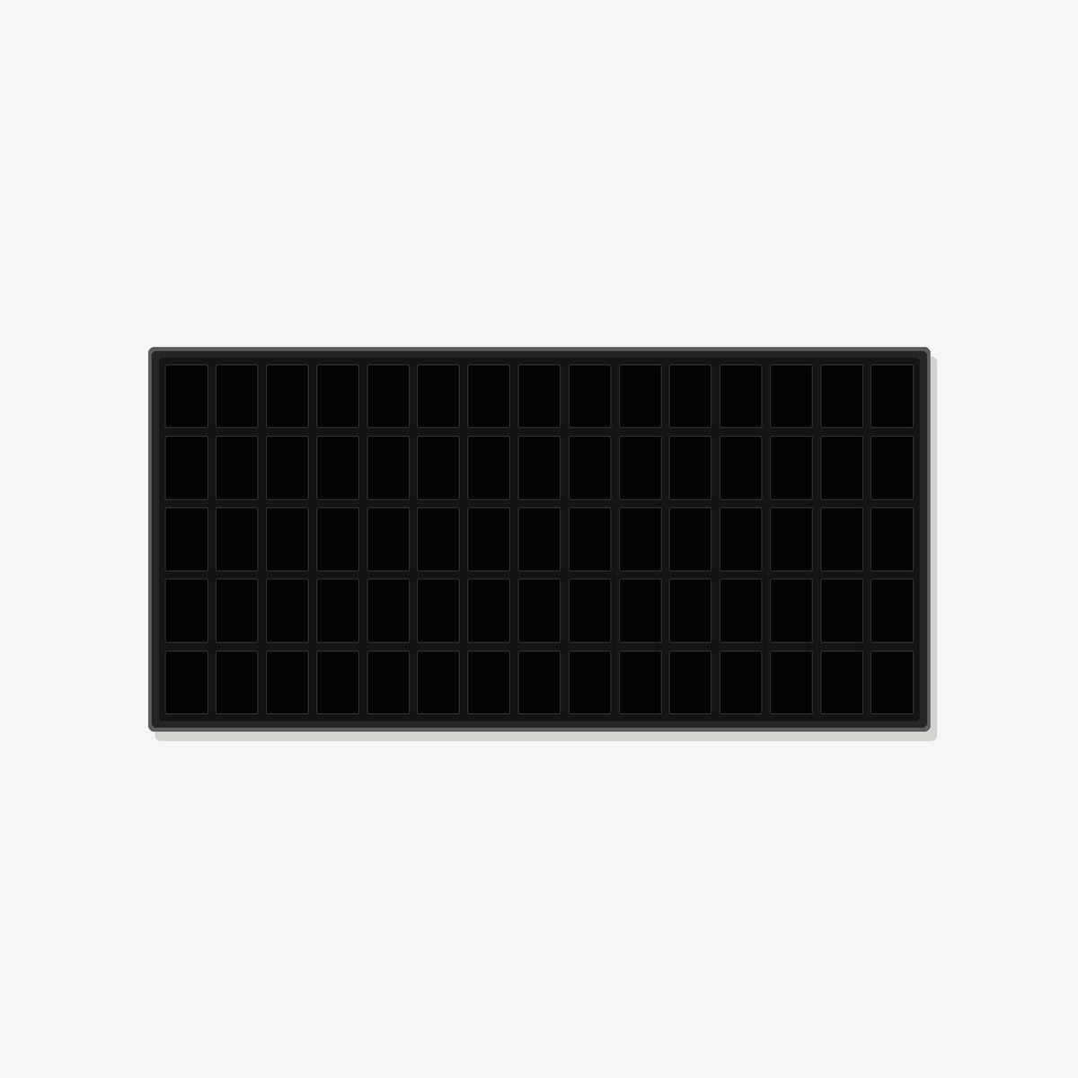 75 Grid (15×5) Aluminium Pokémon Trading Card Metal Wall Display Frame Case | PSA • CGC • BGS • One Touch | MTG • Yu-Gi-Oh • One Piece • Sports Cards - The Card Collective