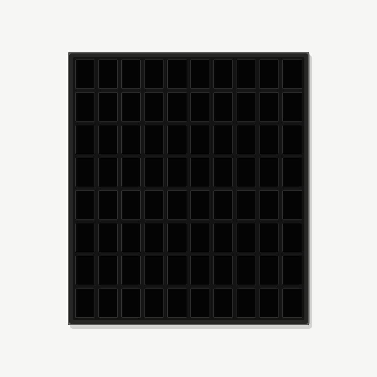 80 Grid (10×8) Aluminium Pokémon Trading Card Metal Wall Display Frame Case | PSA • CGC • BGS • One Touch | MTG • Yu-Gi-Oh • One Piece • Sports Cards - The Card Collective