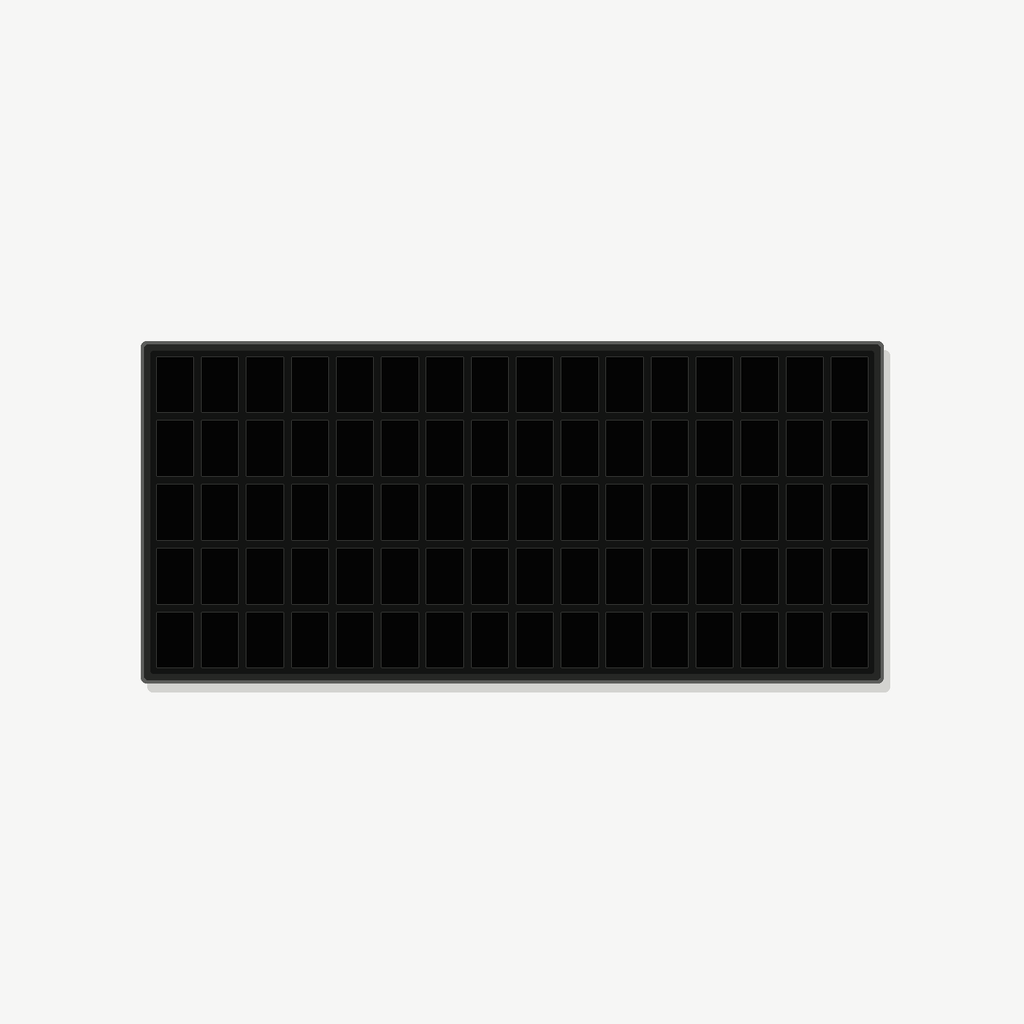 80 Grid (16×5) Aluminium Pokémon Trading Card Metal Wall Display Frame Case | PSA • CGC • BGS • One Touch | MTG • Yu-Gi-Oh • One Piece • Sports Cards - The Card Collective