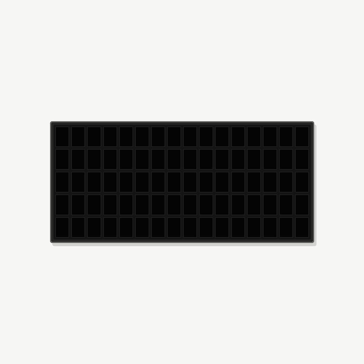 80 Grid (16×5) Aluminium Pokémon Trading Card Metal Wall Display Frame Case | PSA • CGC • BGS • One Touch | MTG • Yu-Gi-Oh • One Piece • Sports Cards - The Card Collective