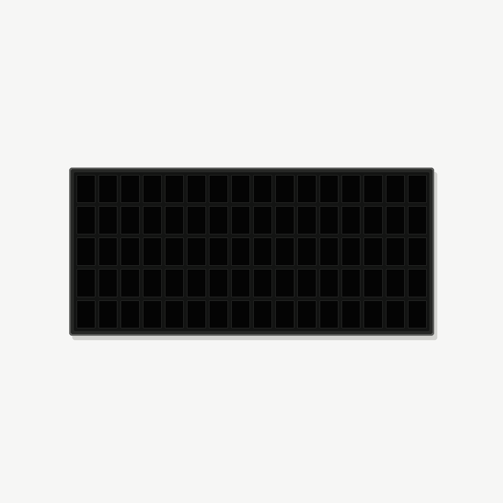 80 Grid (16×5) Aluminium Pokémon Trading Card Metal Wall Display Frame Case | PSA • CGC • BGS • One Touch | MTG • Yu-Gi-Oh • One Piece • Sports Cards - The Card Collective