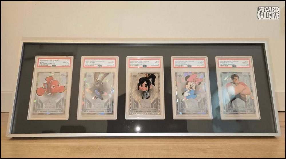 5 Grid Aluminium Pokémon Trading Card Metal Display Frame Case | PSA, BGS & One Touch | MTG • Yu-Gi-Oh • One Piece • Sports Cards - The Card Collective