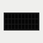 30 Grid (10×3) One Touch Aluminium Pokémon Trading Card Metal Wall Display Frame Case | MTG • Yu-Gi-Oh • One Piece • Sports Cards - The Card Collective