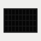 36 Grid (9×4) One Touch Aluminium Pokémon Trading Card Metal Wall Display Frame Case | MTG • Yu-Gi-Oh • One Piece • Sports Cards - The Card Collective