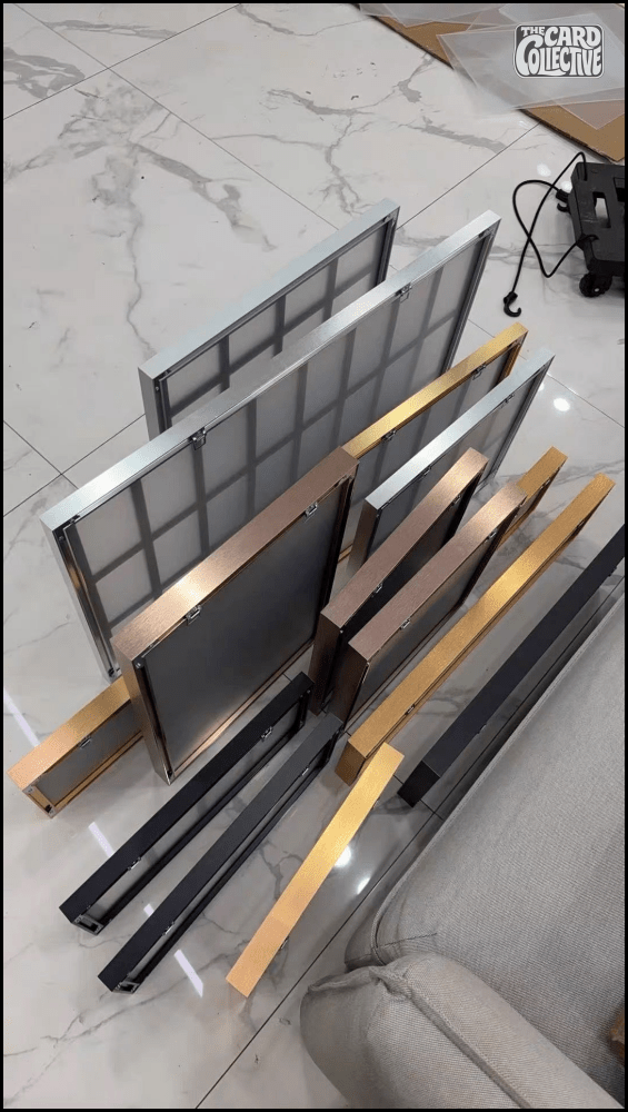 54 Grid Aluminium Pokémon Trading Card Metal Display Frame Case | PSA, BGS & One Touch | MTG • Yu-Gi-Oh • One Piece • Sports Cards - The Card Collective