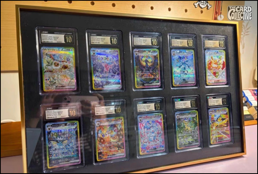 54 Grid Aluminium Pokémon Trading Card Metal Display Frame Case | PSA, BGS & One Touch | MTG • Yu-Gi-Oh • One Piece • Sports Cards - The Card Collective