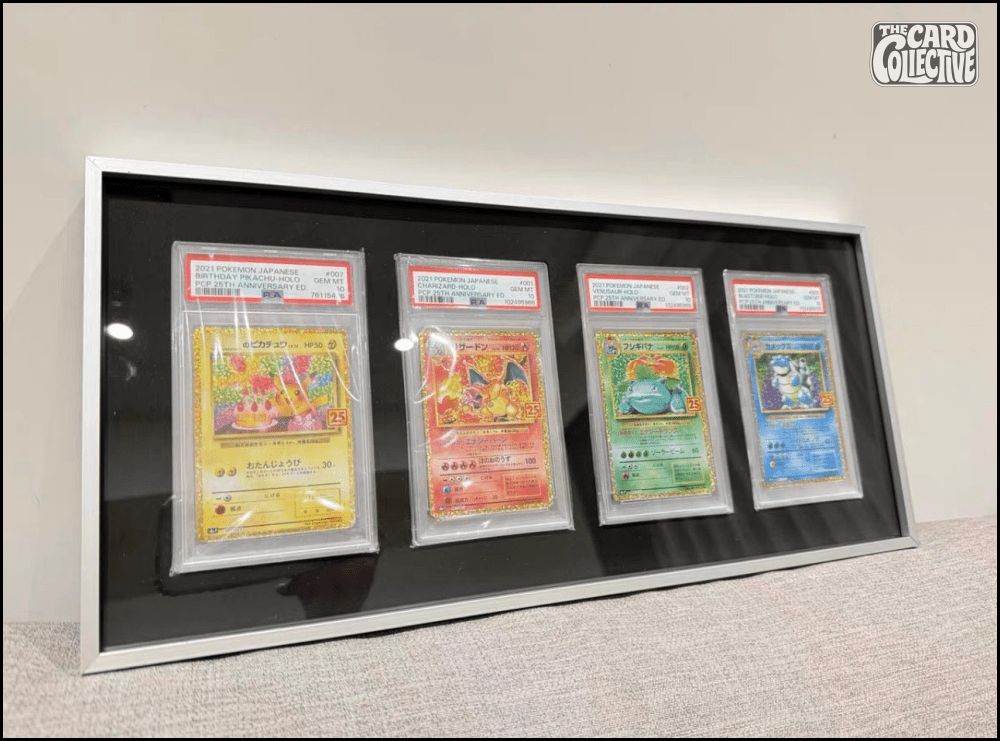 54 Grid Aluminium Pokémon Trading Card Metal Display Frame Case | PSA, BGS & One Touch | MTG • Yu-Gi-Oh • One Piece • Sports Cards - The Card Collective