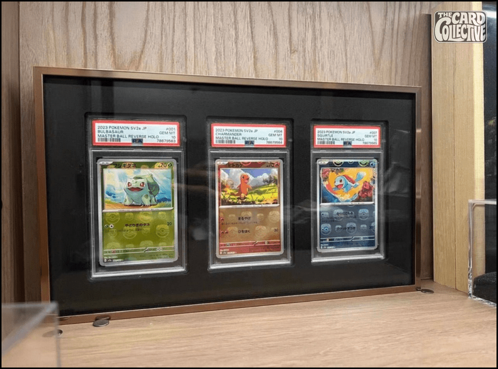 54 Grid Aluminium Pokémon Trading Card Metal Display Frame Case | PSA, BGS & One Touch | MTG • Yu-Gi-Oh • One Piece • Sports Cards - The Card Collective