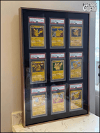 54 Grid Aluminium Pokémon Trading Card Metal Display Frame Case | PSA, BGS & One Touch | MTG • Yu-Gi-Oh • One Piece • Sports Cards - The Card Collective