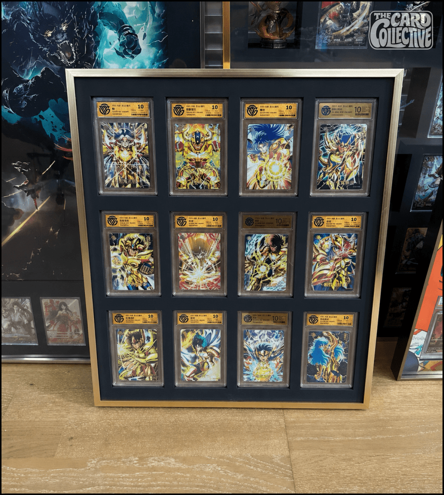 54 Grid Aluminium Pokémon Trading Card Metal Display Frame Case | PSA, BGS & One Touch | MTG • Yu-Gi-Oh • One Piece • Sports Cards - The Card Collective