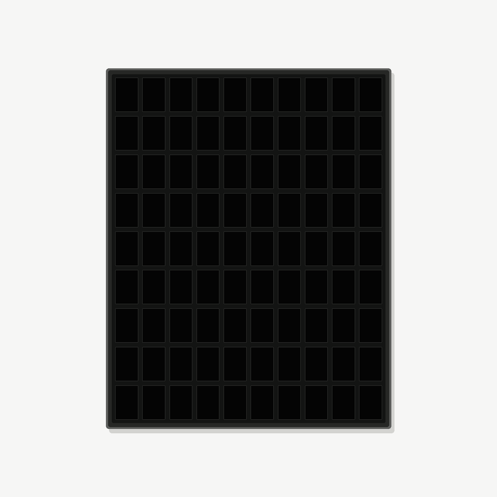 90 Grid (10×9) Aluminium Pokémon Trading Card Metal Wall Display Frame Case | PSA • CGC • BGS • One Touch | MTG • Yu-Gi-Oh • One Piece • Sports Cards - The Card Collective