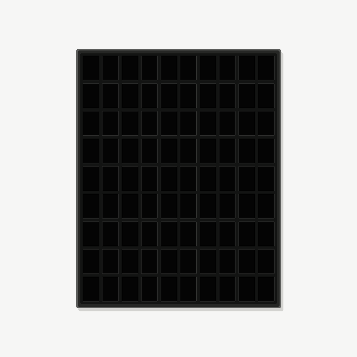 90 Grid (10×9) Aluminium Pokémon Trading Card Metal Wall Display Frame Case | PSA • CGC • BGS • One Touch | MTG • Yu-Gi-Oh • One Piece • Sports Cards - The Card Collective