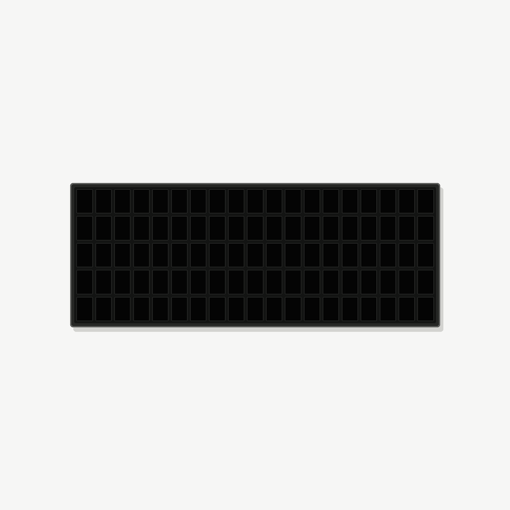 95 Grid (19×5) Aluminium Pokémon Trading Card Metal Wall Display Frame Case | PSA • CGC • BGS • One Touch | MTG • Yu-Gi-Oh • One Piece • Sports Cards - The Card Collective