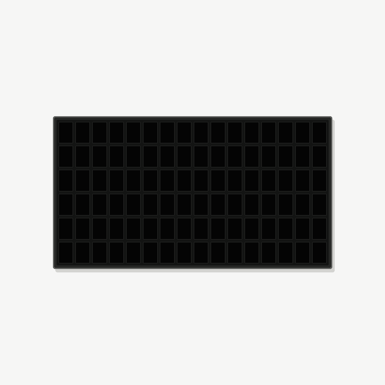 96 Grid (16×6) Aluminium Pokémon Trading Card Metal Wall Display Frame Case | PSA • CGC • BGS • One Touch | MTG • Yu-Gi-Oh • One Piece • Sports Cards - The Card Collective