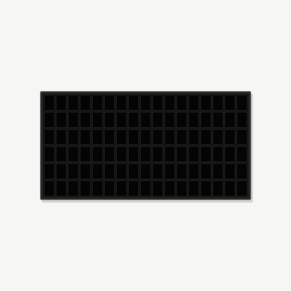 102 Grid (17×6) Aluminium Pokémon Trading Card Metal Wall Display Frame Case | PSA • CGC • BGS • One Touch | MTG • Yu-Gi-Oh • One Piece • Sports Cards - The Card Collective