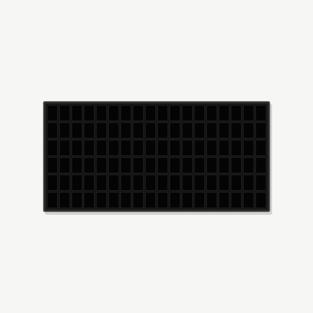 108 Grid (18×6) Aluminium Pokémon Trading Card Metal Wall Display Frame Case | PSA • CGC • BGS • One Touch | MTG • Yu-Gi-Oh • One Piece • Sports Cards - The Card Collective